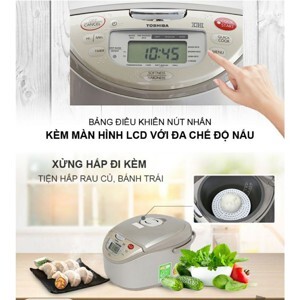 Nồi cơm điện Toshiba RC18RHW (RC-18RHW) - Nồi điện tử,1.8L