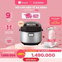 Nồi cơm điện tử Cuckoo 1.8L CR-1030F đa dạng chức năng nấu, công nghệ nghiệt 3D, lòng nồi chống dính - Bảo hành 2 năm