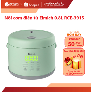 Nồi cơm điện tử Elmich 0.8L RCE-3915, 0.8L