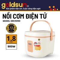 Nồi cơm điện tử Goldsun GRC5050 dung tích 1.8L công suất 900W lòng nồi chống dính, 5 chế độ nấu
