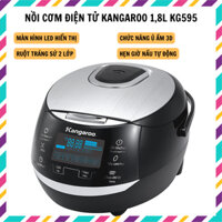 Nồi cơm điện tử Kangaroo KG595, dung tích 1,8l, Bảng điều khiển tiếng Việt