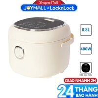 Nồi cơm điện tử LocknLock EJR716IVY 0.8L 400W, Hàng chính hãng, có quai xách, dây điện tháo rời - JoyMall