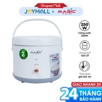 Nồi cơm điện tử Magic Eco AC-240 0.8L, Hàng chính hãng, giữ ấm đến 4h, đi kèm xửng hấp - JoyMall