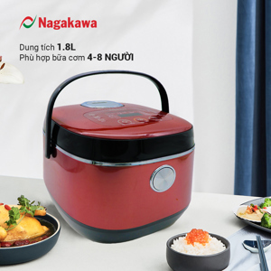 Nồi cơm điện tử Nagakawa NAG0135 - 1.2 lít