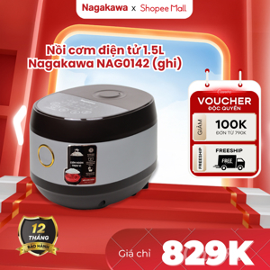 Nồi cơm điện tử Nagakawa NAG0142 1.5 lít