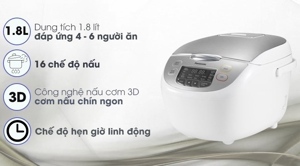 Nồi cơm điện tử Panasonic SR-CX188SRA - 1.8 lít