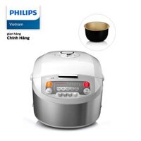 Nồi cơm điện từ Philips 9 chức năng nấu HD3038 980WW 1.8L (Trắng) -Hàng phân phối chính hãng Bảo hành 2 năm - Phù hợp: 4 - 6 người ăn LazadaMall