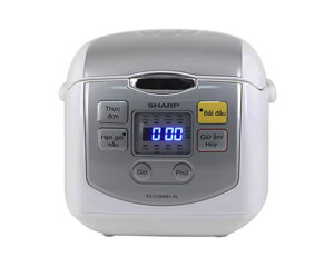 Nồi cơm điện tử Sharp KS-COM08V-SL 0.72 lít