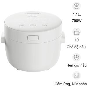 Nồi cơm điện tử Sharp KS-COM110DV-WH - 1.1 lít