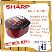 Nồi cơm điện tử Sharp KS-TH18-RD 790W 1,8L (Đỏ đô)
