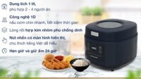 Nồi cơm điện tử Sunhouse 1 lít SHD8802