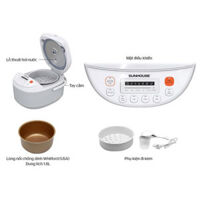 Nồi cơm điện tử Sunhouse 1.8 lít SHD8906