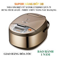 Nồi cơm điện tử Supor 1.8 lít CFXB50FC33VN-75 - Bảo hành chính hãng 12 tháng