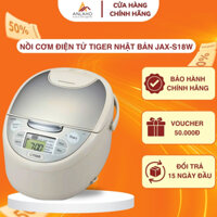 Nồi Cơm Điện Tử Tiger Nhật Bản Chính Hãng JAX-S18W, Công Suất 918W, Dung Tích 1.8 Lít Bảo Hành 1 Năm