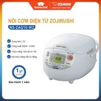 Nồi cơm điện tử Zojirushi 1L NS-ZAQ10-WZ, công suất 610W, sản xuất tại Nhật Bản, bảo hành 1 năm | Hàng chính hãng