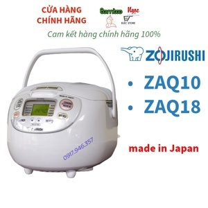 Nồi cơm điện Zojirushi NS-ZAQ10-WZ - Nồi điện tử, 1 lít, 680W