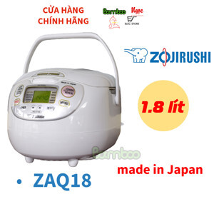 Nồi cơm điện Zojirushi NS-ZAQ18-WZ - Nồi điện tử, 1.8 lít, 1000W