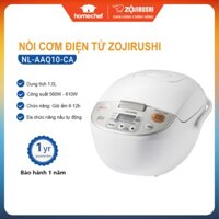 Nồi cơm điện tử Zojirushi NL-AAQ10-CA, dung tích 1L - 650W, sản xuất tại Nhật Bản, bảo hành 1 năm