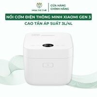 Nồi cơm điện Xiaomi Gen 3 thông minh cao tần áp suất - phiên bản 2022- 3L/4L, màn hình OLED cảm ứng đa chức năng