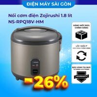 Nồi cơm điện Zojirushi 1.8 lít NS-RPQ18V-HM Nâu Đen