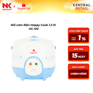 Nồi cơm điện Happy Cook HC120 (HC-120/ HC-120-R) - Nồi cơ, 1.2 lít
