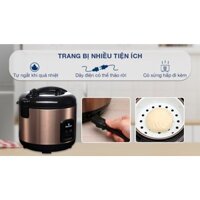 Nồi cơm nắp gài BlueStone 1.2 lít RCB-5512 công suất 500w, công nghệ nấu 1d