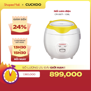Nồi cơm nắp gài Cuckoo CR-0671 - 1.08 lít