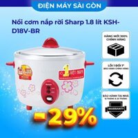 Nồi cơm nắp rời Sharp 1.8 lít KSH-D18V-BR