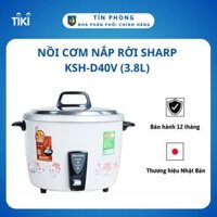 Nồi Cơm Nắp Rời Sharp KSH-D40V 3.8L - Màu Ngẫu Nhiên - Hàng chính hãng