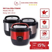 Nồi Cơm, Nồi Cơm Điện Fumak Nhật Bản FRC-18, Dung Tích 1.8L, 3 Màu Lựa Chọn, Bảo Hành 18 Tháng, Đổi Trả Lỗi 30 Ng