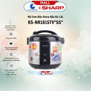 Nồi cơm Sharp KS-NR181STV SS - 1,8 lít, 700W