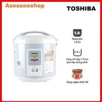 Nồi Cơm TOSHIBA Nắp Gài RC-18JFM2HVN - 1.8L - Lòng Nồi Dày 1.7mm, Chống Dính - Hàng Chính Hãng, Bảo Hành 12 Tháng