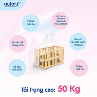 Nôi - Cũi - Giường Gỗ Đa Năng Autoru C1
