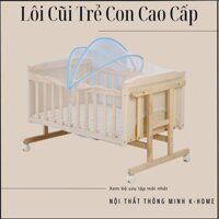 Nôi cũi trẻ em , nôi cũi điện,nôi cũi thông minh cho bé từ 1 đến 3 tuổi kết hợp bluetooh và app tiện lợi cho mẹ