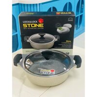 Nồi đá lock stone 24 cm thành thấp LCA6242D