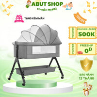 Nôi đa năng cho bé sơ sinh ( TẶNG MÀN CHỐNG MUỖI ), Nôi Cũi Em Bé Gấp Gọn - ABUT SHOP