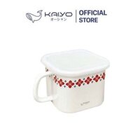 Nồi đa năng tráng men sứ, dáng vuông Kaiyo size 14cm