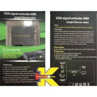 Nối dài cáp VGA to Lan 60 mét DÙNG KÉO DÀI KẾT NỐI CỔNG VGA BẰNG DÂY MẠNG LAN.