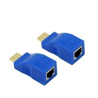 Nối dài HDMI bằng dây mạng lan RJ45 - HDMI Extender by cat-6/6e  Xanh