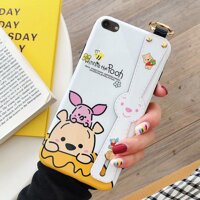 Nổi Danh Trên Mạng Chú Gấu Pooh Iphone8plus Ốp Điện Thoại Đáng Yêu Apple 7 Plus Cá Tính 11pro Sáng Tạo XR Mẫu Mới 6s Dây I7g Giá Đỡ 8X Nam Nữ mô Hình XS Thương Hiệu Thịnh Hành Max Silicone Mềm