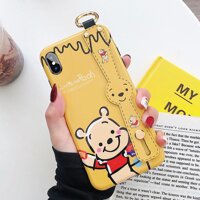 Nổi Danh Trên Mạng Chú Gấu Pooh Iphone8plus Ốp Điện Thoại Đáng Yêu Apple 7 Plus Cá Tính 11pro Sáng Tạo XR Mẫu Mới 6s Dây I7g Giá Đỡ 8X Nam Nữ mô Hình XS Thương Hiệu Thịnh Hành Max Silicone Mềm