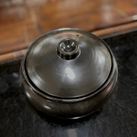 Nồi đất 2,8 lít ĐK miệng 21cm (Men đen) - Không quai cầm