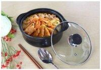 Nồi đất cao cấp nắp kiếng Dong Hwa 1L4 Dielac Anpha