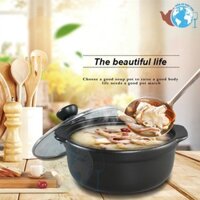 Nồi đất hầm thịt, nồi kho cá, nấu canh, nồi kho tộ dung tích 2 lít