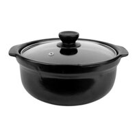 NỒI ĐẤT KHO CÁ THỊT LOẠI 1,5 LÍT NẮP KÍNH LOẠI DÀY