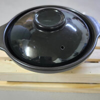Nồi đất kho thịt , nồi cạn , nồi đỉnh 8 NẮP SỨ / nồi sứ dày loại 1 / nồi sứ kho thịt cá, nấu canh / nồi sứ có nắp đậy