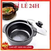 Nồi đất nắp kiếng 1.5l