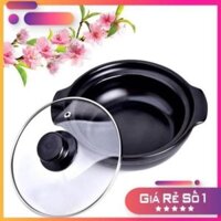 Nồi đất nắp kiếng 1.5l