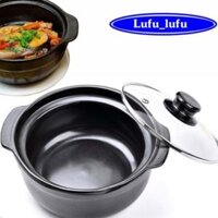 Nồi đất nắp kiếng 1.5l