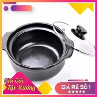 Nồi đất nắp kiếng 1.5l